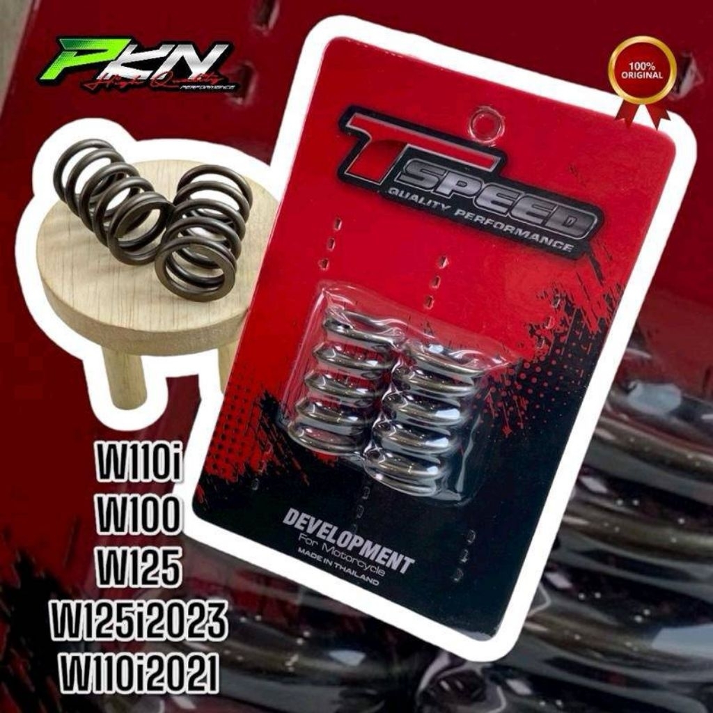 สปริงวาล์วแต่งw.110i w.125 w.100 w.125i2023 w.110i2021 Tspeed ขดลวดพิเศษ รับรอบได้12000