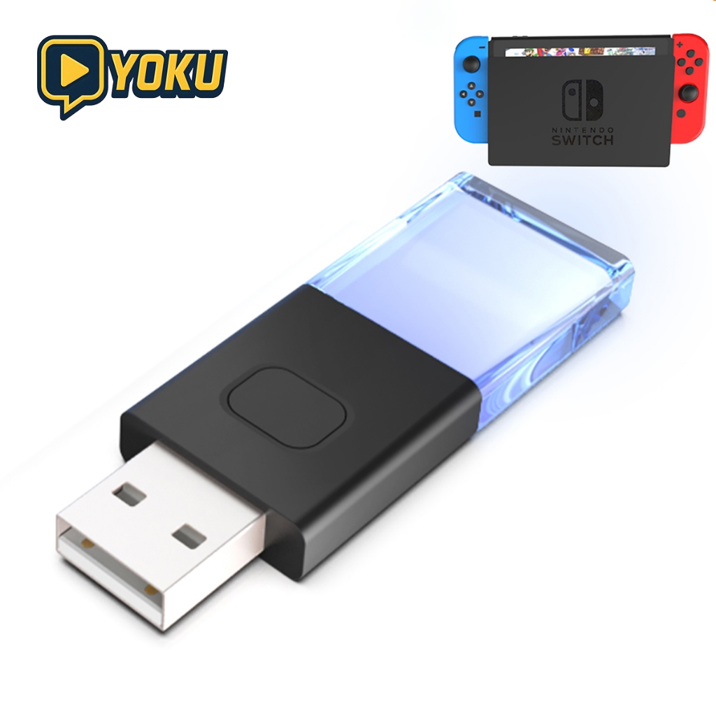 ตัวรับสัญญาณไร้สาย USB 5.0 | เชื่อมต่อจอยเกม Switch / PS5 / Xbox One S/X | รองรับ PC, Android Box,  TV