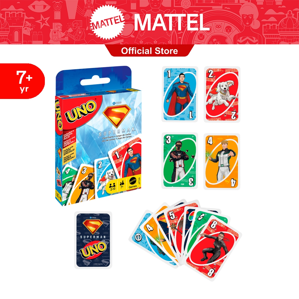 UNO Superman Movie เกมการ์ด อูโน่ลายลิขสิทธิ์ซุปเปอร์แมนมูฟวี่ JFT29 CH