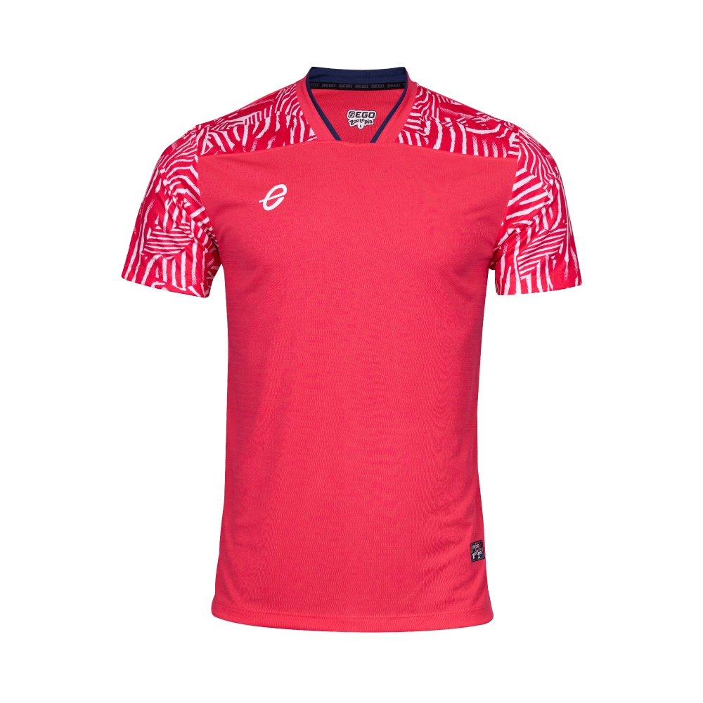 EG5166 เสื้อฟุตบอลคอวีพิมพ์ลาย ZOOTOPIA ZEBRA (EGO SPORT)