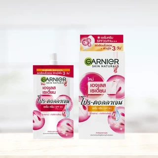 [1กล่อง/6ซอง] ครีมซองการ์นิเย่ ไบรท์ คอมพลีท/ ซากุระ โกลว์ Garnier Bright Complete Sakura Glow 7ml