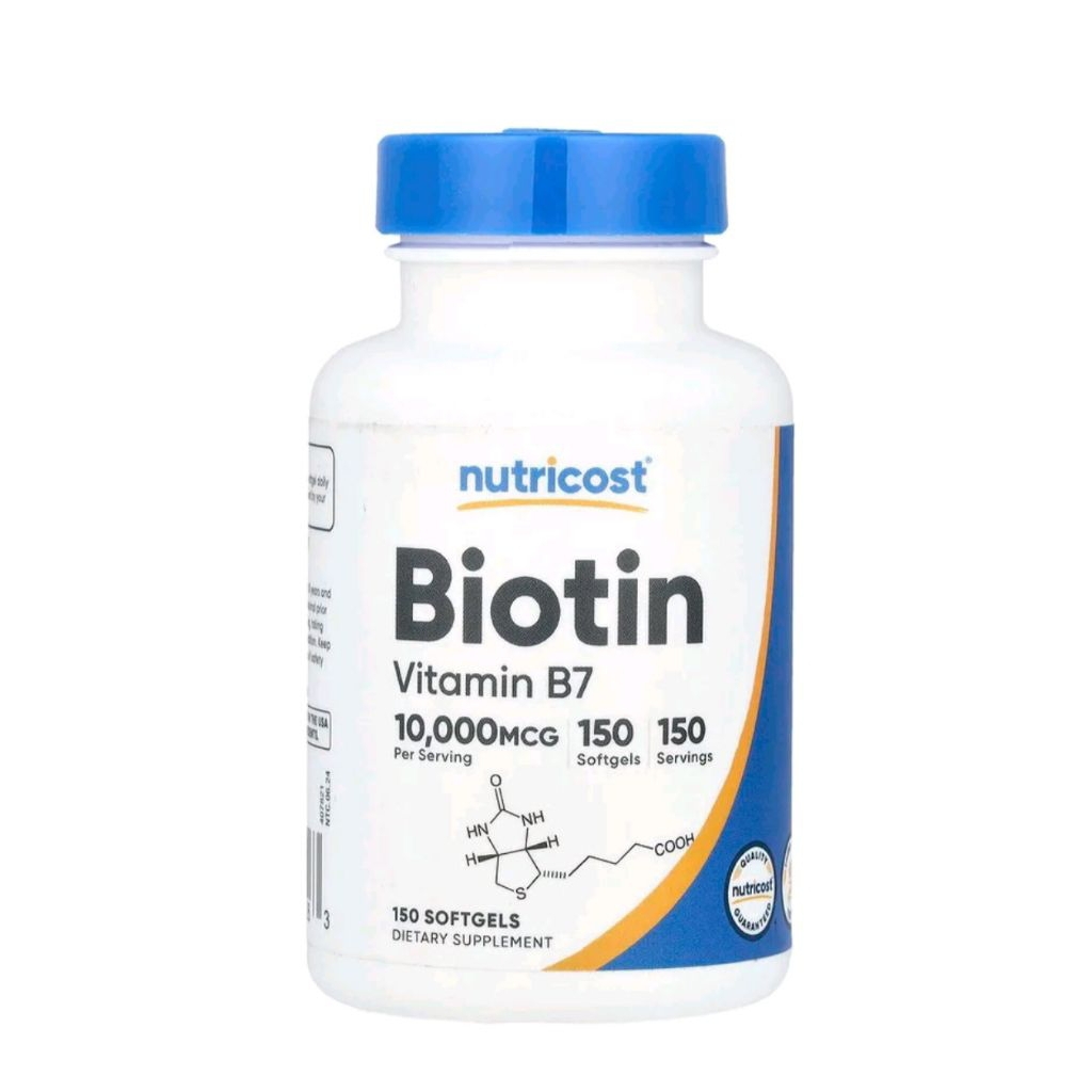 Biotin vitamin B7/10,000 mcg.(แท้100%)