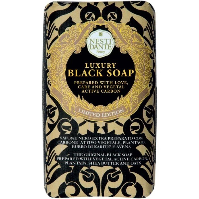 nesti dante luxury black soap 250g.เนสตี้ ดันเต้ สบู่ดำลักชัวรี่ 250ก.