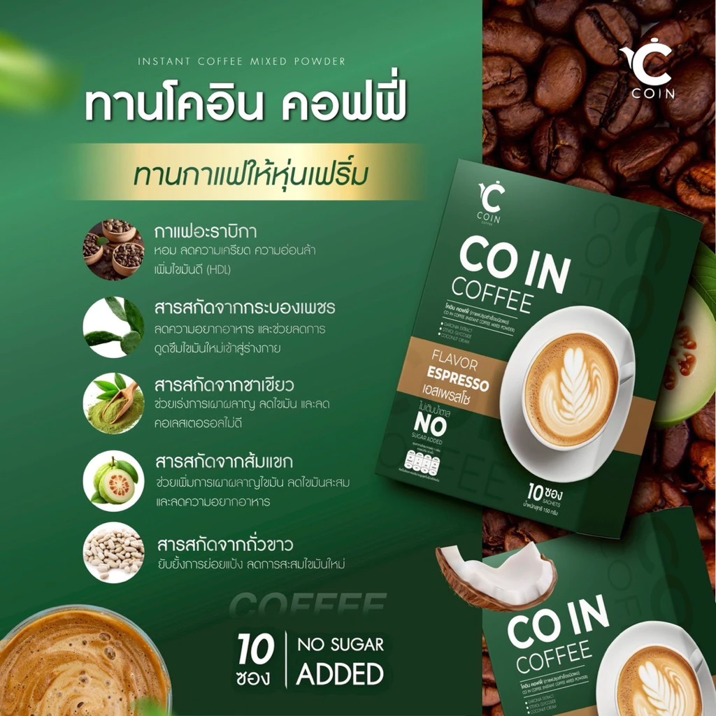 กาแฟCOIN คุมหิว ควบคุมน้ำหนัก thumbnail 3