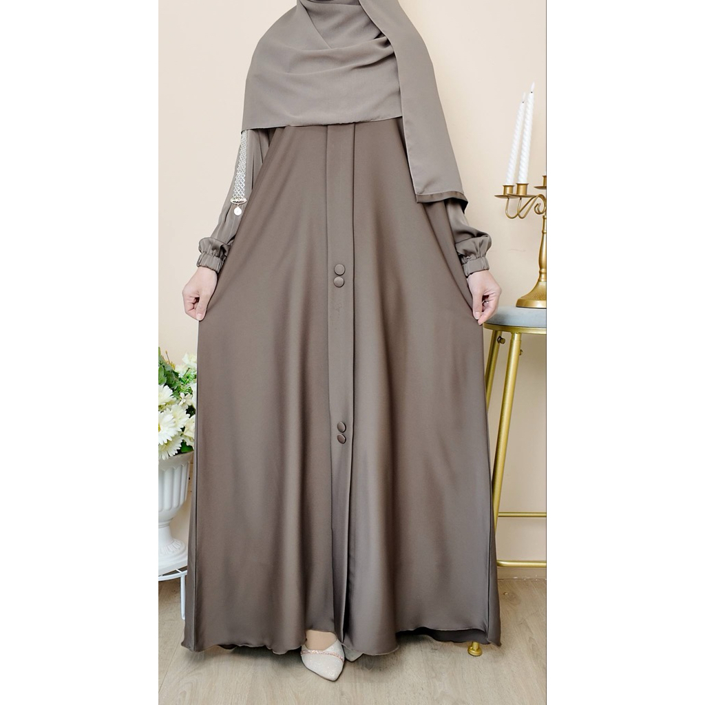 🇸🇦🇹🇭พร้อมส่ง✨⚡️อาบาย่าซาอุฯ Abaya saudi!!🇸🇦ของแท้!! ผ้าสวย ใส่สบาย เรียบร้อย ฟรีผ้าคลุม