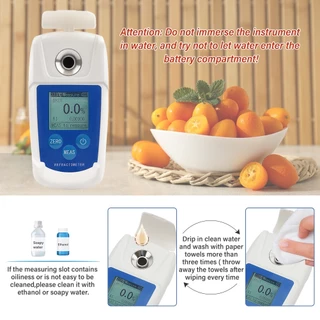 RCYAGO High Precision เครื่องวัดบริกซ์ 0-55% ดิจิทัล วัดน้ำตาลในผลไม้ น้ำผลไม้ เครื่องดื่ม การเกษตร