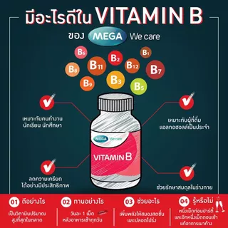 MEGA WECARE NAT B Dietary Supplement Product แนท บี ผลิตภัณฑ์เสริมอาหาร