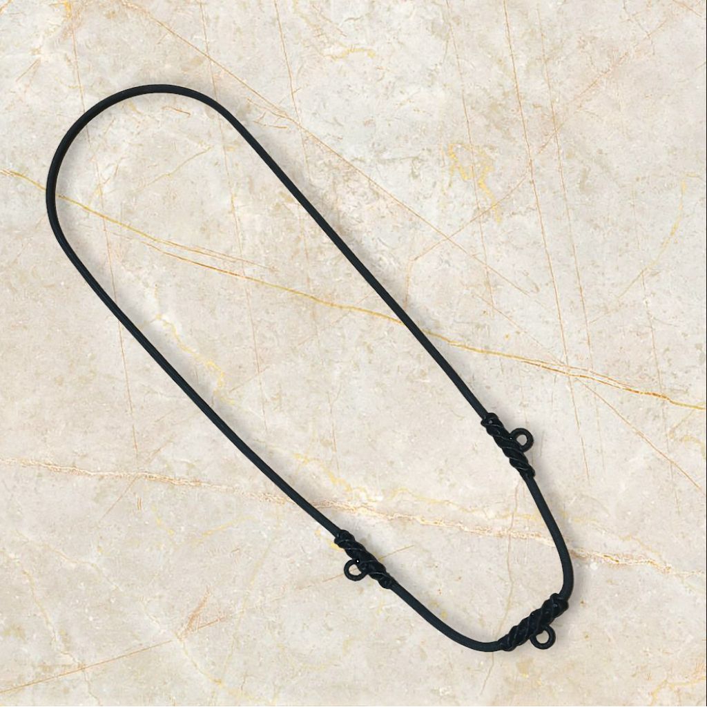 สร้อยเชือกร่ม ขนาด 3มิลห้อยพระ 3องค์ยาว26นิ้ว - รูปที่ 2