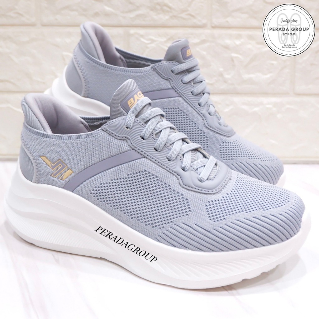 baoji แท้💯% พร้อมส่ง รองเท้าผ้าใบเสริมส้น ผ้าใบสลิปออน สูง 6 เซน รุ่น BJW1151 ไซส์ 37-41 - รูปที่ 3