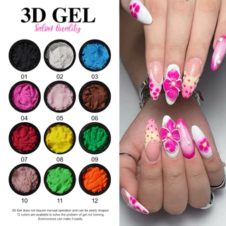 เจลปั้นบาดาก้า3D(แยกกระปุก) สีใส กับสีขาว ปั้นง่ายไม่ติดมือ ผสมได้ทุกสีพิ้นไม่เปื้อนมือเนื้อดินน้ำมัน (Badaga 3D Gel)