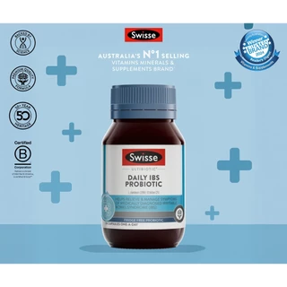 Swisse Daily IBS Probiotic โปรไบโอติกส์ 30 เม็ด EXP01/2028