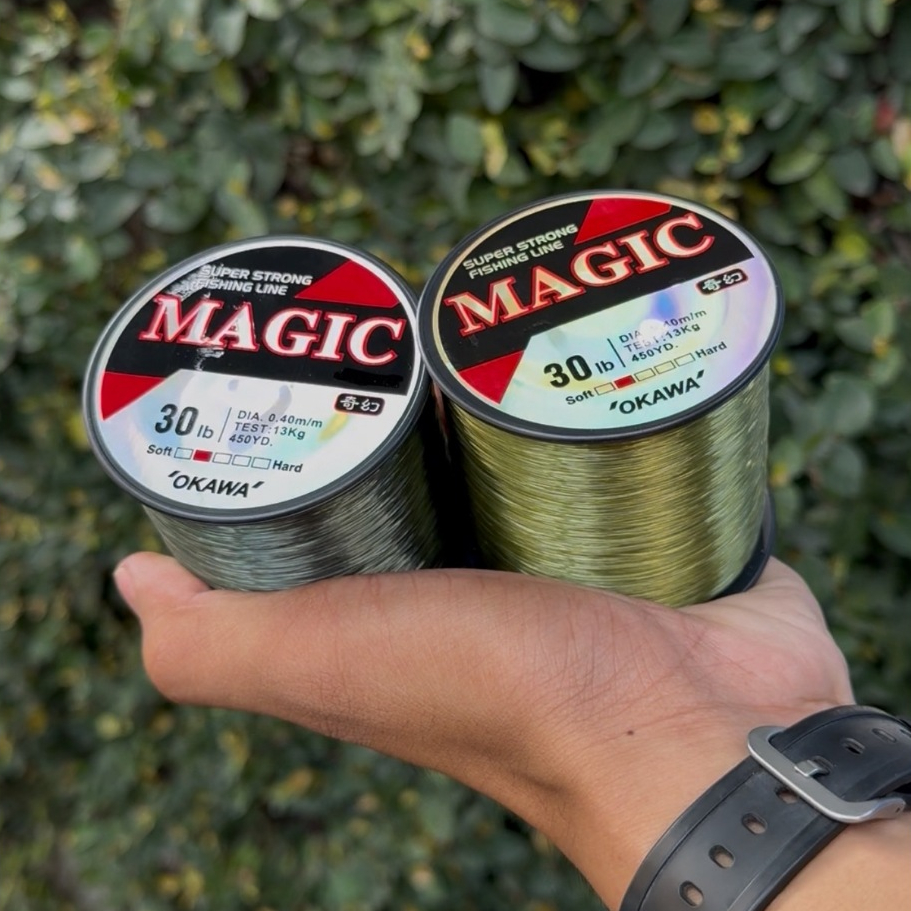 OKAWA MAGIC  สายโหลด เส้นเล็ก นิ่มมาก ตีไกล จมน้ำดี เหนียวสุดๆ เป็น - รูปที่ 3