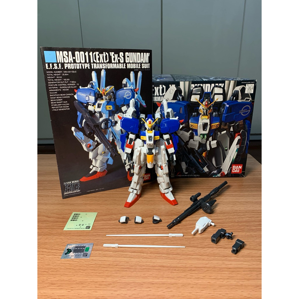 (พร้อมส่ง)[กันพลามือสอง] HG 1/144 EX-S Gundam