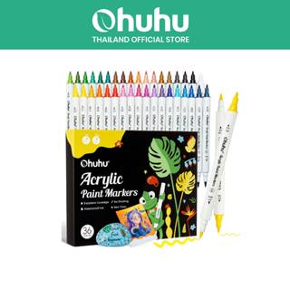 FOLIO ART : OHUHU ปากกามาร์คเกอร์  Acrylic Paint Markers Cot…