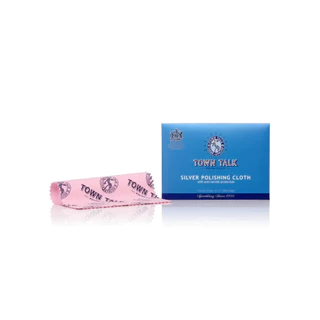 ผ้าเช็ดเงิน ผ้าขัดเงิน ผ้าเช็ดเครื่องประดับเงิน Town Talk Silver Polishing Cloth (สูตรป้องกันหมอง)