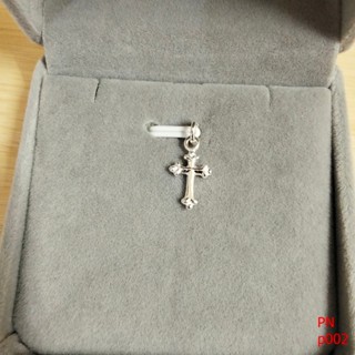 PN จี้เงินแท้92.5% รูปไม้กางเขน-ขนาดจิ๋ว (ขนาดเหรียญ25สตางค์…