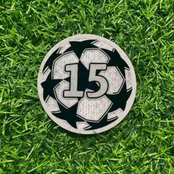 อาร์มแขน ลูกบอล UCL 15 สมัย Badge ติดเสื้อบอล