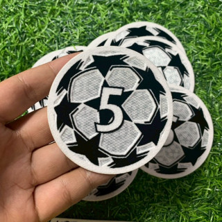 อาร์มแขน ลูกบอล UCL5 สมัย Badge ติดเสื้อบอล