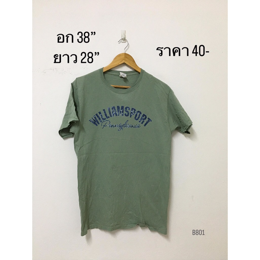 เสื้อยืดมือสองไซส์ M (B801)