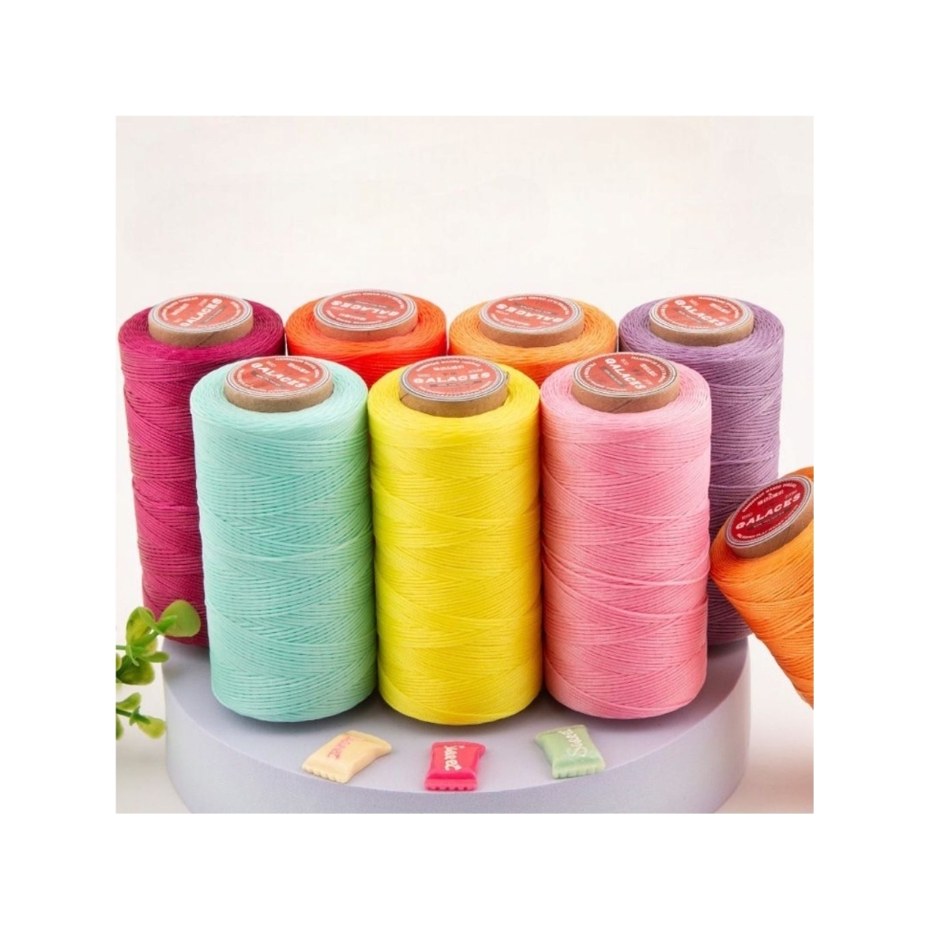 เชือกเทียนนอก ด้ายเทียนนอก เส้นแบน ขนาด 1.0 มม. ยาว 200 ม.