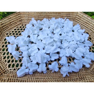 ดอกรักไหมพรม งานถักโครเชร์ บรรจุ 20 ดอก