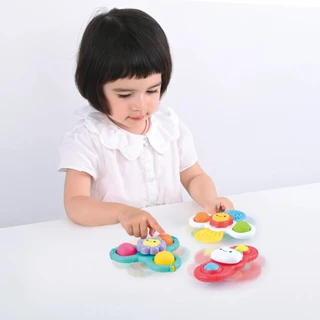 Playgotoys ของเล่นเสริมพัฒนาการ จุ๊บหมุนเจ้าดอกไม้(1481)
