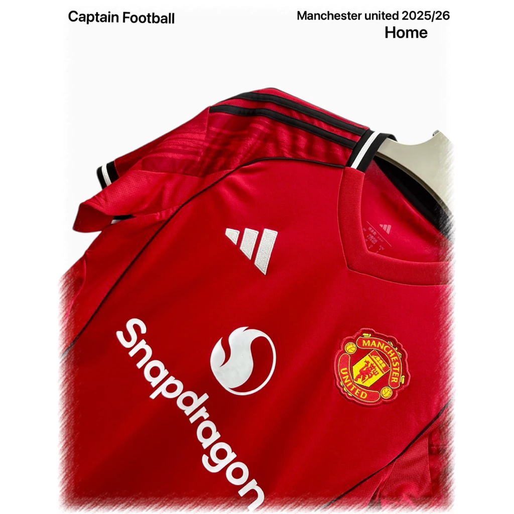 🔴⚪️ เสื้อทีมฟุตบอล แมนเชสเตอร์ ยูไนเต็ด 2025/26 HOME เกรดแฟนบอล