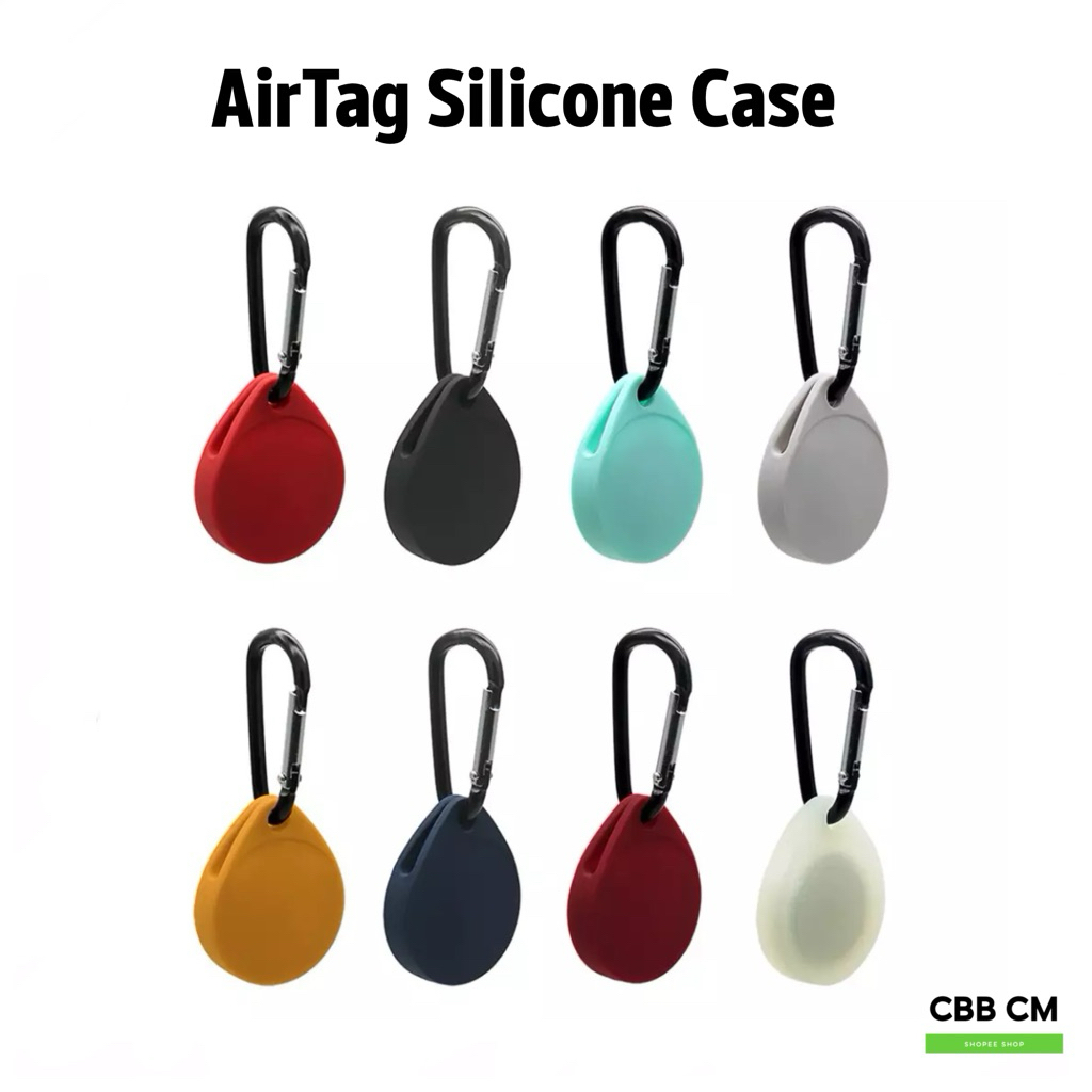 เคสสำหรับแอร์แทรค airtag Silicone Case กันรอย พร้อมพวงกุญแจ เคสพวงกุญแจซิลิโคน