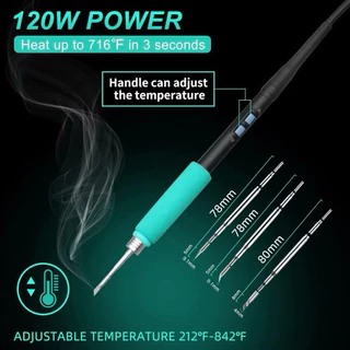 หัวแร้ง.SUGON T21 แท้100% Precision แบบ210 กำลังไฟ 120 วัตต์ ทำความร้อนเร็ว 2 วินาที