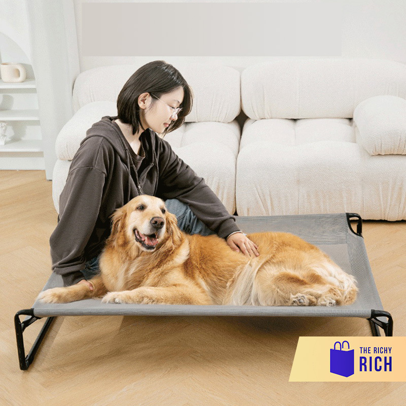 เย็นสบาย Support เข่า ข้อ เตียงหมา ขนาดใหญ่ ส่งจากไทย สุนัข ไม่ร้อน รับน้ำหนักได้ดี dog bed ที่นอนหมา ยกระดับ รูปที่ 5