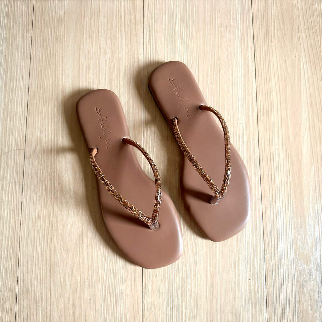 A'nolyn รุ่นคีบเพชร รองเท้าแตะพื้นนุ่ม (size 36-43) พร้อมกล่อง - รูปที่ 3