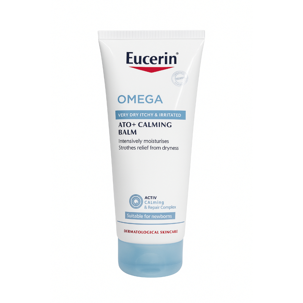 Eucerin omega balm light texture 200 ml ยูเซอรีนโอเมก้า บาล์ม ใช้ได้ตั้งแต่แรกเกิด