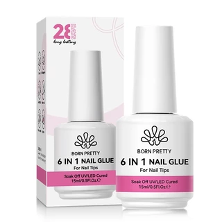 กาวเจล Born Pretty 6 in 1 กาวเจลต่อเล็บปลอม กาวติดเล็บ ขนาด 15ml สินค้าพร้อมส่ง