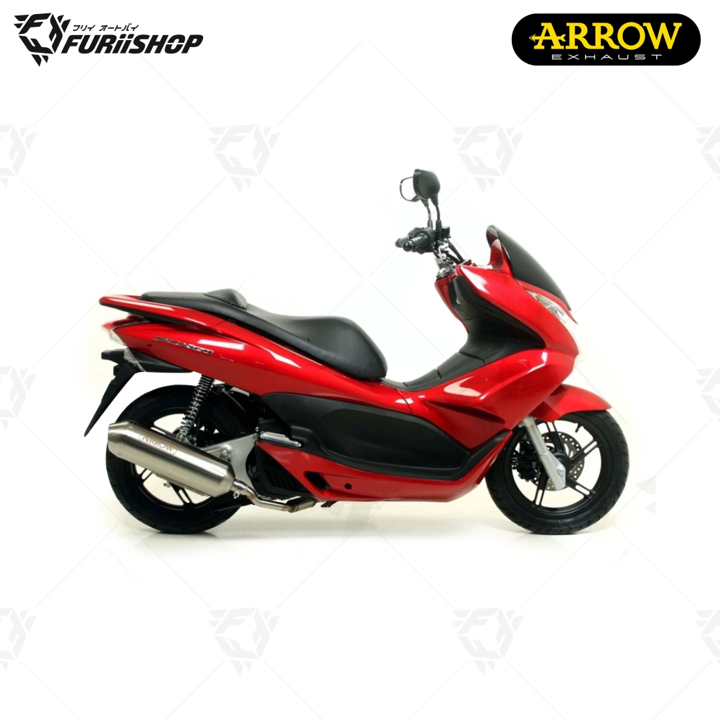 ท่อสูตร/ท่อแต่ง/ท่อไอเสีย Arrow หัว Stainless : for Honda Pcx เก่า