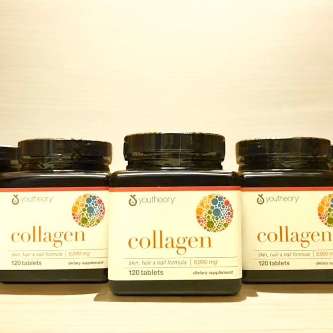 🔥🔥Exp.10/2027 (120 เม็ด) Youtheory Collagen Advanced Formula และ Vitamin C