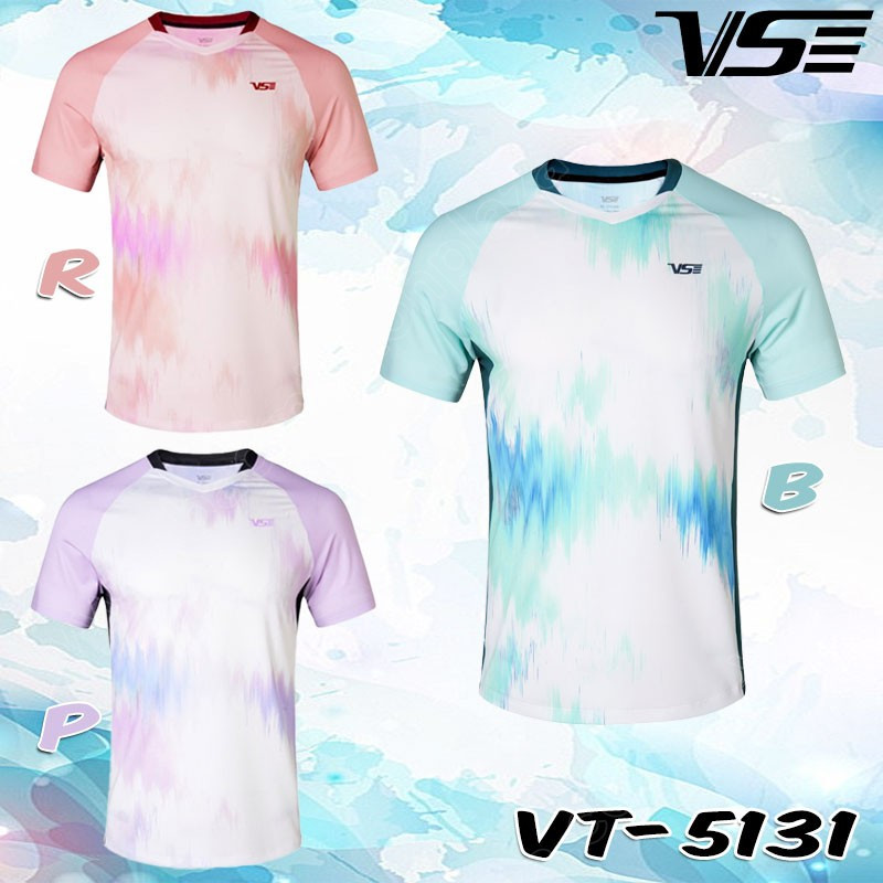 【 ของแท้ 💯% 】รุ่นใหม่! เสื้อยืดกีฬาคอกลม วีเอส รุ่น VT-5131 (VT-5131)
