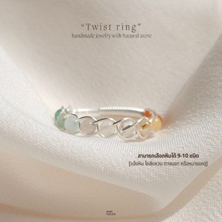 ares.nature - แหวนหิน Twist ring แหวนลวดดัด แหวนหินมงคล เลือ…