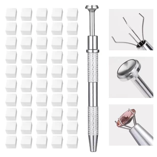 Nail.World ฟองน้ำสำหรับถ่ายโอนเล็บ 100 ชิ้น ฟองน้ำสแตนเลส ฟองน้ำเจลไล่เฉดสี เหมาะสำหรับการทำเล็บแบบไล่เฉดสี การทาสี การพ