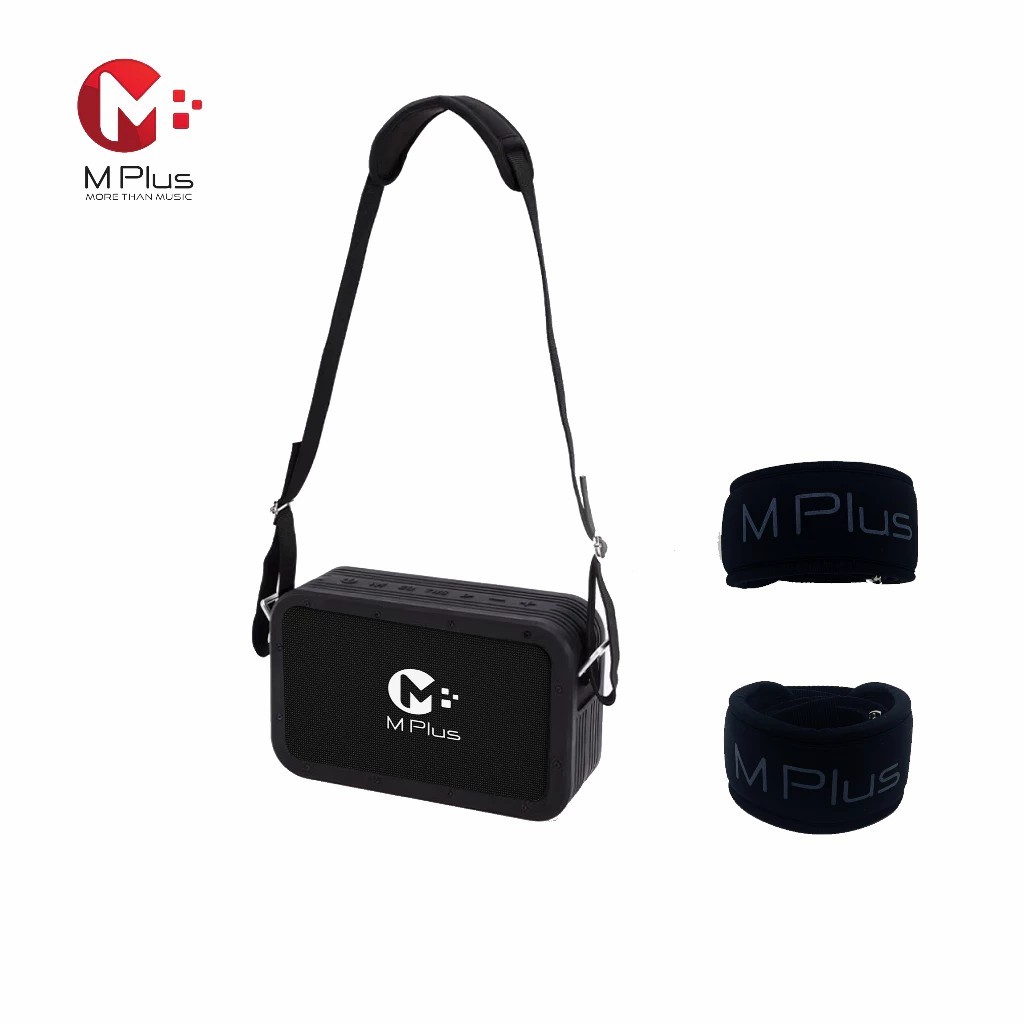 MPLUS ลำโพงบลูทูธ 120W รุ่น M1 PRO พลังเสียงใหญ่เกินตัว พร้อมสายสะพาย กันน้ำ IPX5 ประกันศูนย์ไทย 1ปี