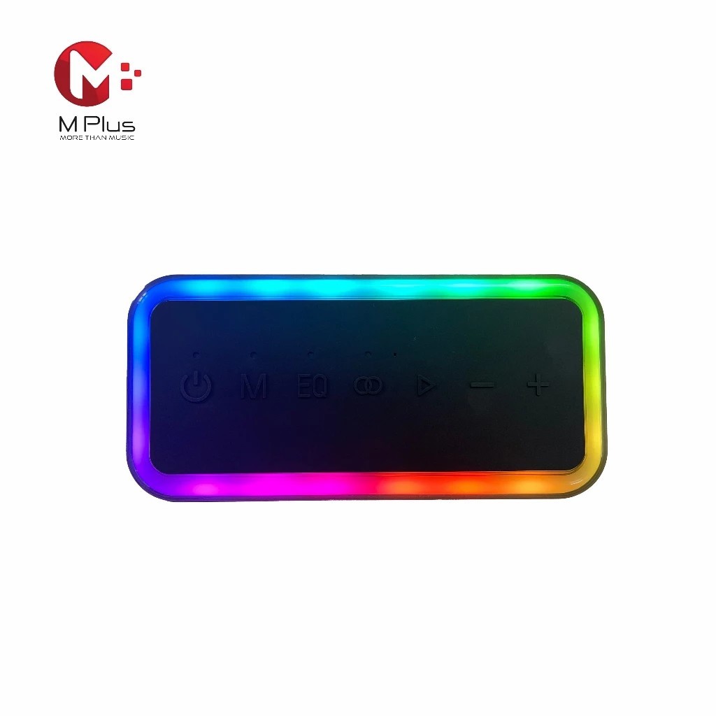 M9 PRO MPLUS ลำโพงบลูทูธ ไฟ RGB 60W พร้อมไมค์ลอยชาร์จได้ 2ตัว กันน้ำ IPX5 ประกันศูนย์ไทย 1ปี