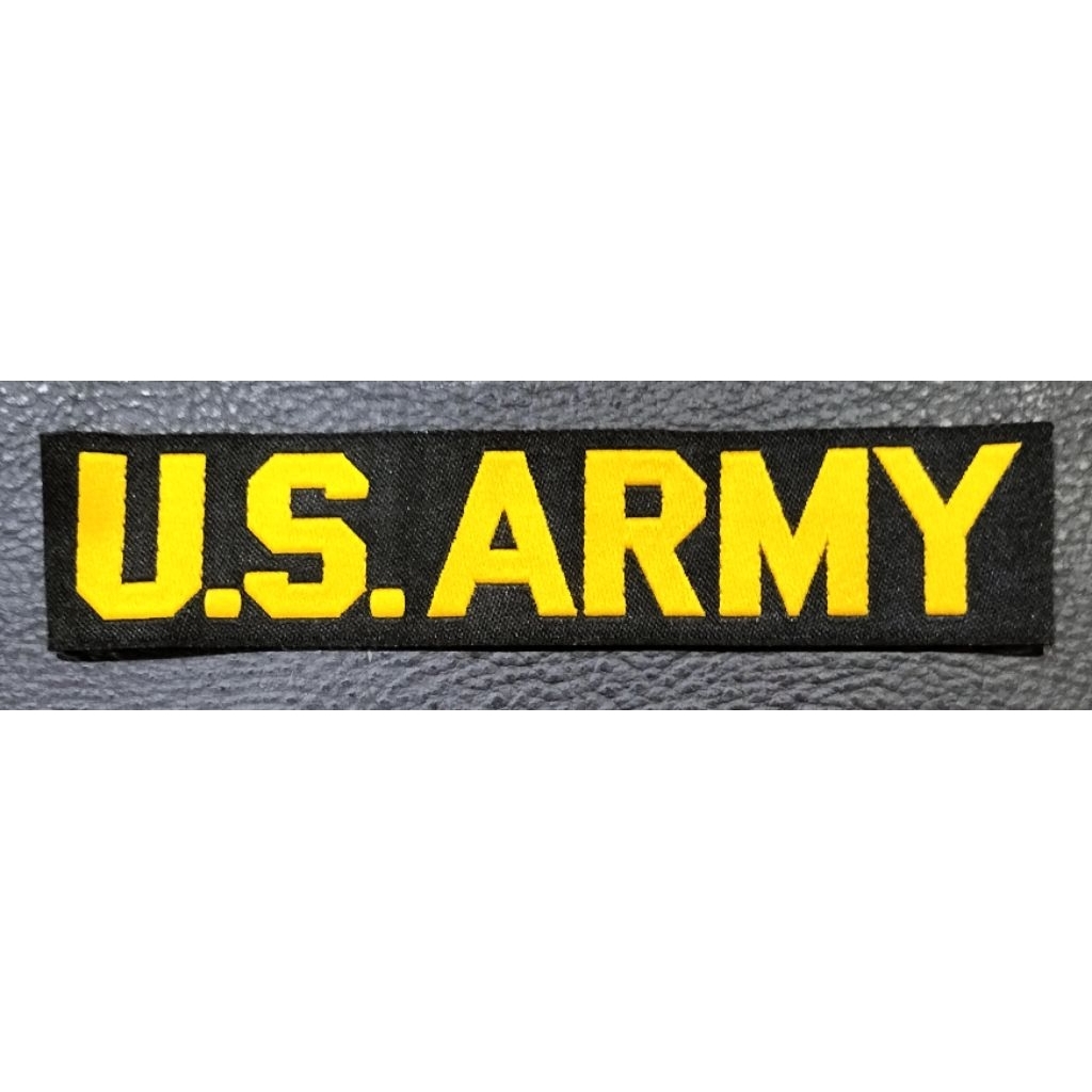 อาร์ม US ARMY เหลือง/ดำ