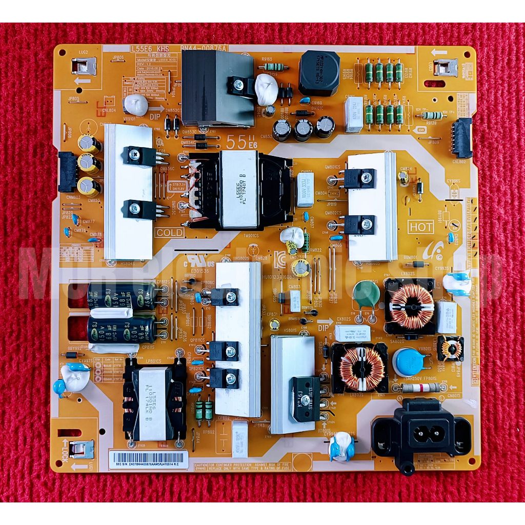 เพาเวอร์ซัพพลาย SAMSUNG UA49MU6400K,UA49MU6500K,UA49KU6500K,UA55KU6500K,UA55MU6400K พาส BN44-00876A