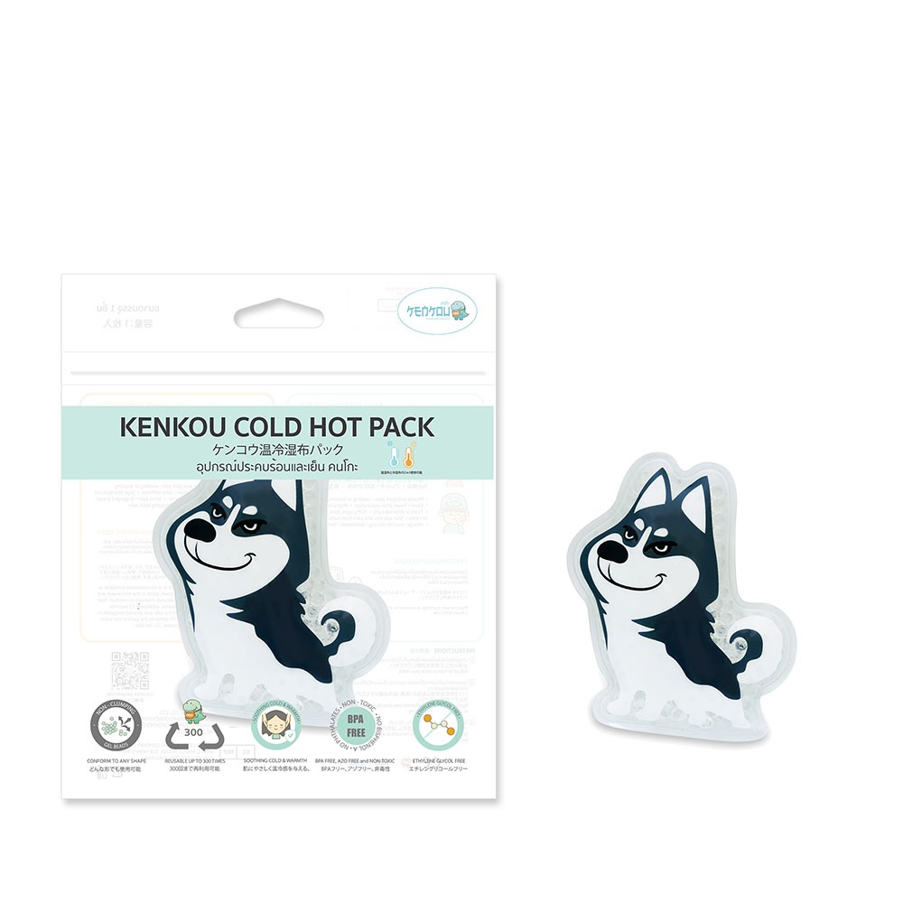 KENKOU Cold Hot Pack – Multipurpose (Kensai) เจลประคบร้อนเย็นเคนโกะ – รุ่นมัลติเพอร์เพิส ลายเคไซ