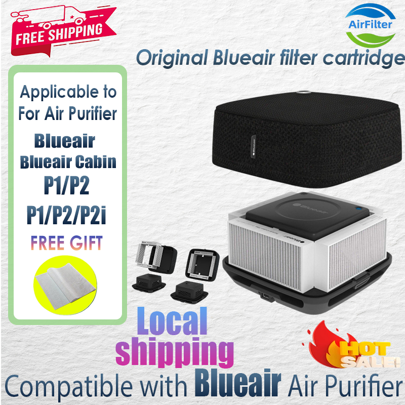 สำหรับ แผ่นกรอง ไส้กรองอากาศ Blueair รุ่น Cabin P1/P2/P2i Filter air purifier Particle+Carbon ไมครอน