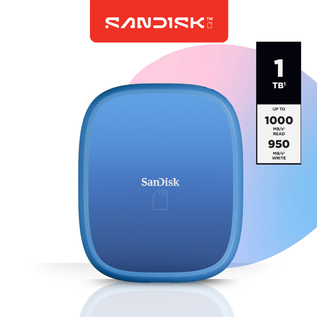 SanDisk Creator Phone SSD  - 1TB up to Read 1000MB/s , write 950MB/s( SDSSDE62C-1T00-G25 ) 5Y