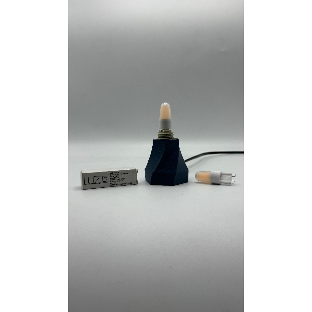 หลอดไฟ LED G9 LUZ 2W 2700K DIMMABLE FROSTED สามารถหรี่แสงได้แสงวอร์มไวท์ (Warm White)  220V