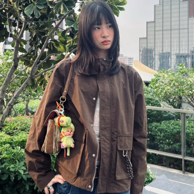 Highschool Winter Camping 2025 Label Nylon Jacket - เสื้อแจ็คเก็ตไนล่อนลาเบล OTB21288