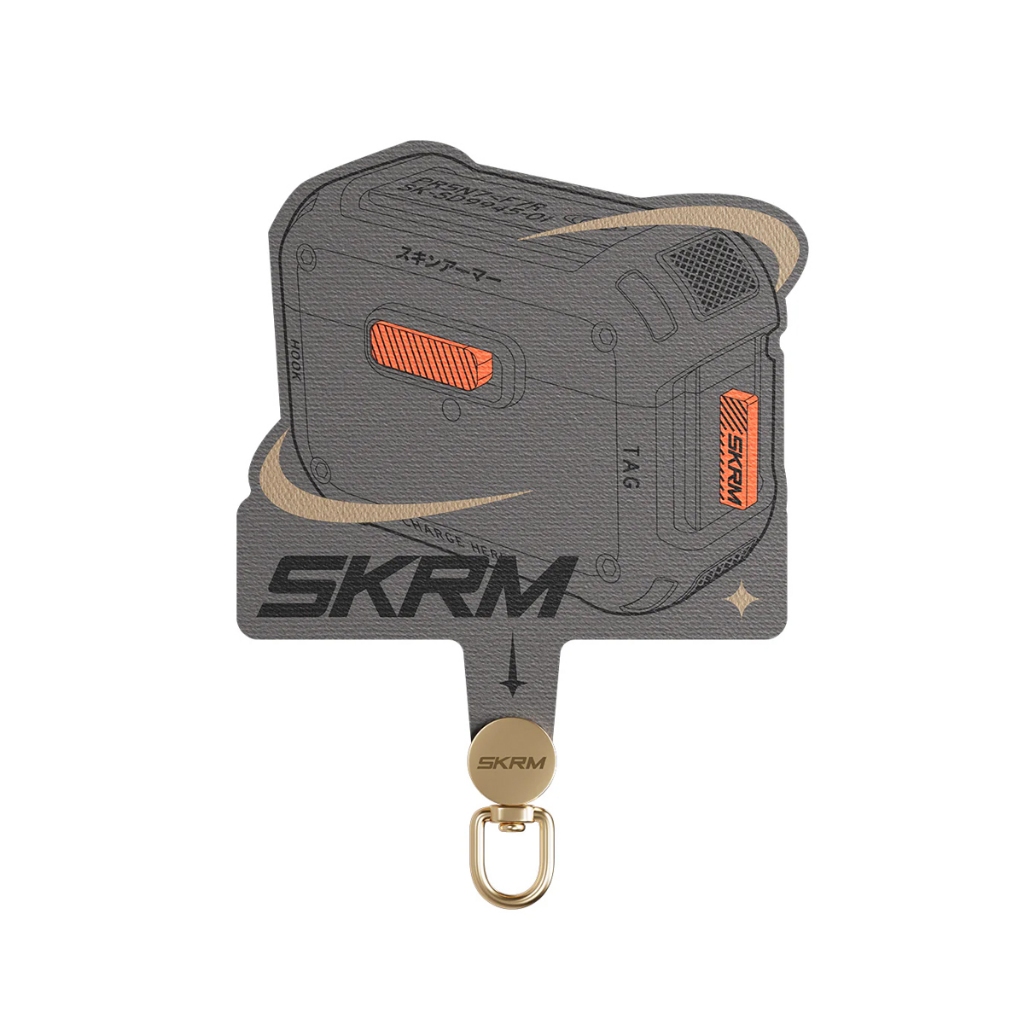 SKINARMA รุ่น Mecha แผ่นคล้องสายโทรศัพท์ - รูปที่ 3