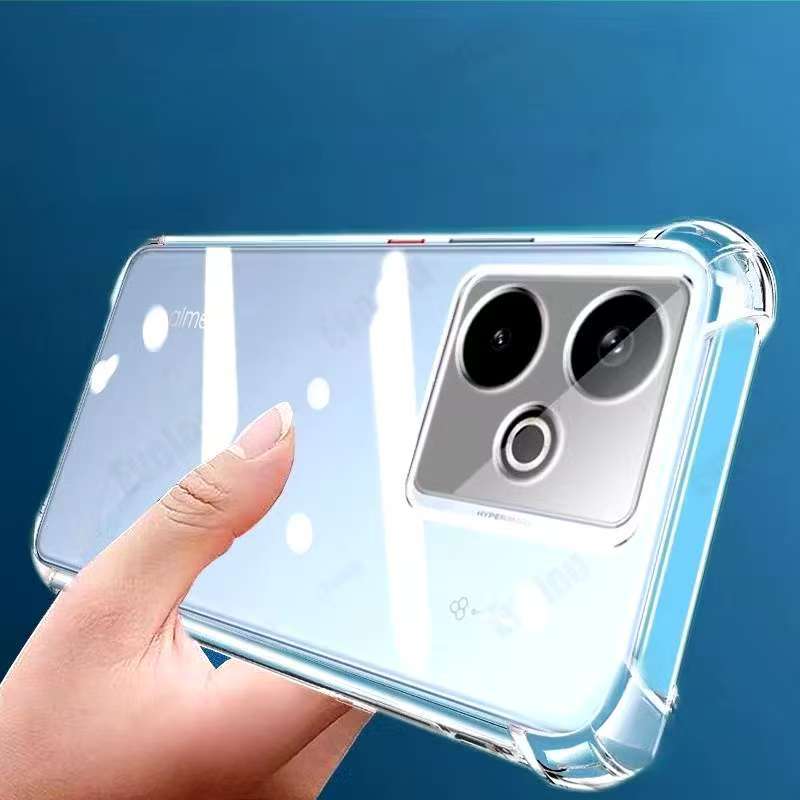 Realme GT 7 5G/Realme GT 7T 5GเคสTPUใสกันกระแทกแบบคลุมกล้องRealme GT6/Realme GT 6T/Realme GT Neo6 SE