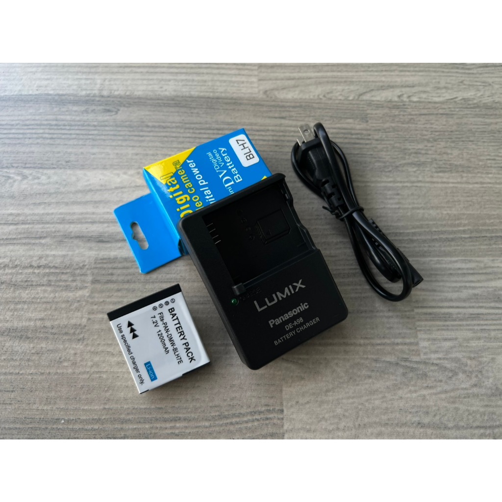 แบตเตอรี่ DMW-BLH7E & แท่นชาร์จกล้อง GF7 GF8 GF9 GF10 LX9 LX10 LX15 GX800 GX850 GM1 GM5 (DE-A98) มือ